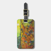 Vincent van Gogh - Der rote Weingarten Gepäckanhänger (Vorderseite vertikal)