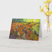 Vincent van Gogh - Der rote Weingarten Karte (Gelbe Blume)