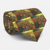 Vincent van Gogh - Der rote Weingarten Krawatte (Gerollt)