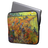 Vincent van Gogh - Der rote Weingarten Laptopschutzhülle (Vorderseite Links)