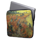 Vincent van Gogh - Der rote Weingarten Laptopschutzhülle (Vorderseite Links)