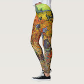 Vincent van Gogh - Der rote Weingarten Leggings (Links)