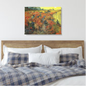 Vincent van Gogh - Der rote Weingarten Leinwanddruck (Insitu (Schlafzimmer))
