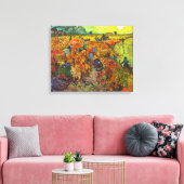Vincent van Gogh - Der rote Weingarten Leinwanddruck (Insitu (Wohnzimmer))