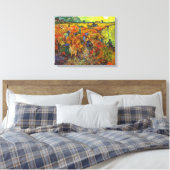 Vincent van Gogh - Der rote Weingarten Leinwanddruck (Insitu (Schlafzimmer))