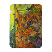 Vincent van Gogh - Der rote Weingarten Magnet (Vertikal)