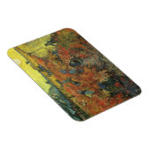 Vincent van Gogh - Der rote Weingarten Magnet (Rechte Seite)