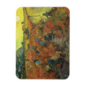 Vincent van Gogh - Der rote Weingarten Magnet (Vertikal)