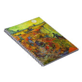 Vincent van Gogh - Der rote Weingarten Notizblock (Rechte Seite)