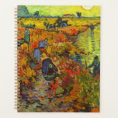 Vincent van Gogh - Der rote Weingarten Planer (Vorderseite)