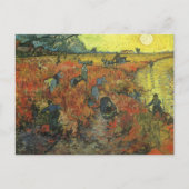 Vincent van Gogh - Der rote Weingarten Postkarte (Vorderseite)