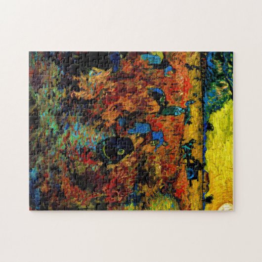 Vincent Van Gogh Der rote Weingarten Puzzle (Horizontal)