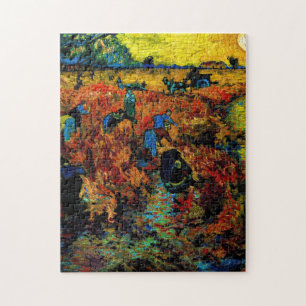Vincent Van Gogh Der rote Weingarten Puzzle