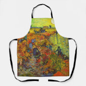 Vincent van Gogh - Der rote Weingarten Schürze (Vorderseite)