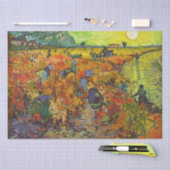 Vincent van Gogh - Der rote Weingarten Seidenpapier (Handwerk)