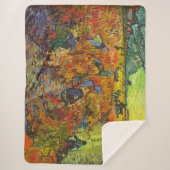 Vincent van Gogh - Der rote Weingarten Sherpadecke (Vorderseite)