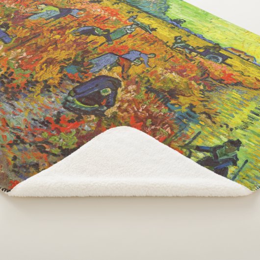 Vincent van Gogh - Der rote Weingarten Sherpadecke (3/4)