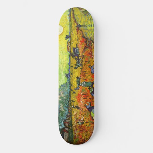 Vincent van Gogh - Der rote Weingarten Skateboard (Vorderseite)