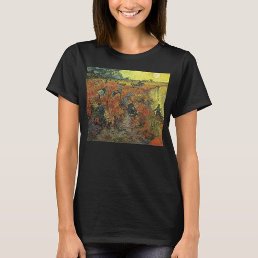 Vincent van Gogh - Der rote Weingarten T-Shirt (Vorderseite)