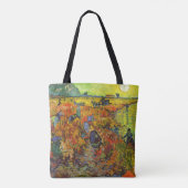 Vincent van Gogh - Der rote Weingarten Tasche (Rückseite)