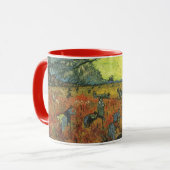 Vincent van Gogh - Der rote Weingarten Tasse (Vorderseite Links)
