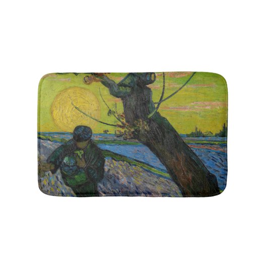 Vincent van Gogh - Der Sämann Badematte (Vorderseite)