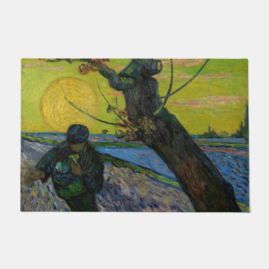 Vincent van Gogh - Der Sämann Fußmatte (Vorderseite)