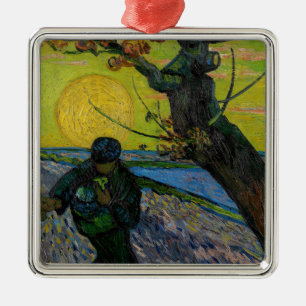Vincent van Gogh - Der Sämann Ornament Aus Metall