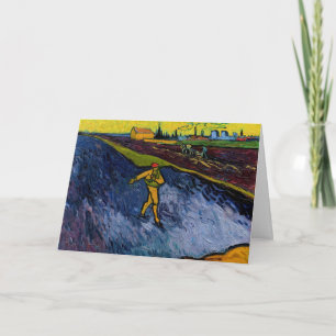 Vincent van Gogh - Der Sämann: Stadtrand von Arles Karte