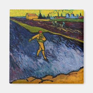 Vincent van Gogh - Der Sämann: Stadtrand von Arles Magnet