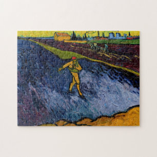 Vincent van Gogh - Der Sämann: Stadtrand von Arles Puzzle