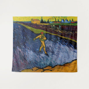 Vincent van Gogh - Der Sämann: Vororte von Arles Wandteppich
