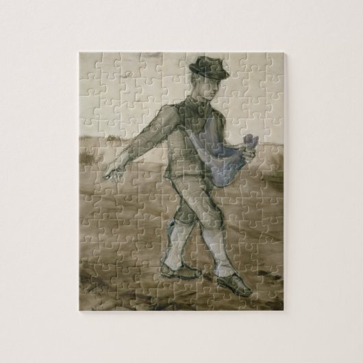 Vincent van Gogh | der Sower, 1881 Puzzle (Vertikal)