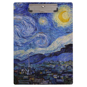 Vincent Van Gogh - Der Sternen Nacht Klemmbrett