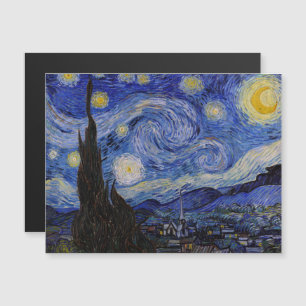 Vincent Van Gogh - Der Sternen Nacht Magnetkarte