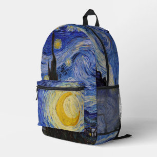 Vincent Van Gogh - Der Sternenhimmel Bedruckter Rucksack