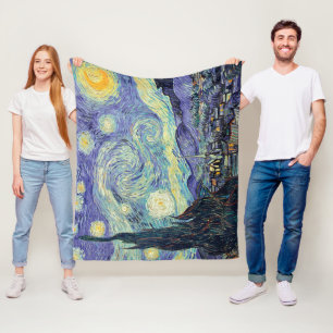 Vincent Van Gogh Der Sternenhimmel Fleecedecke