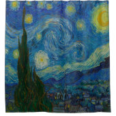 Vincent van Gogh der sternenklare Duschvorhang (Vorderseite)