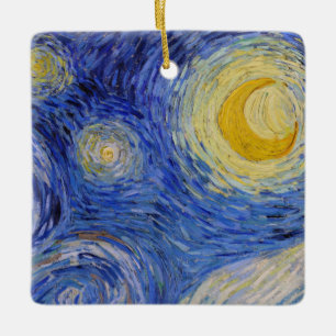Vincent Van Gogh - Der Sternennacht Keramikornament