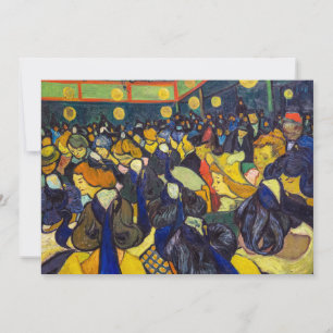 Vincent van Gogh - Der Tanzsaal in Arles Dankeskarte