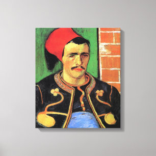 Vincent Van Gogh - Der Zuave - Soldatenporträt Leinwanddruck