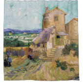 Vincent van Gogh - Die alte Mühle Duschvorhang (Vorderseite)