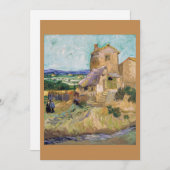 Vincent van Gogh - Die alte Mühle Einladung (Vorne/Hinten)