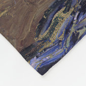 Vincent van Gogh - Die alte Mühle Fleecedecke (Ecke)