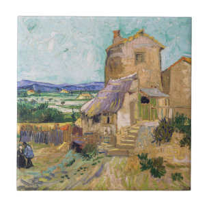 Vincent van Gogh - Die alte Mühle Fliese