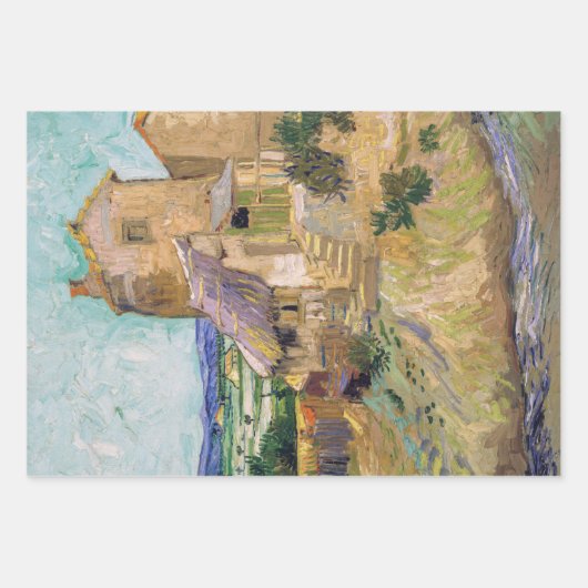Vincent van Gogh - Die alte Mühle Geschenkpapier Set (Vorderseite)