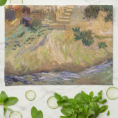 Vincent van Gogh - Die alte Mühle Geschirrtuch (Gefaltet)