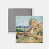 Vincent van Gogh - Die alte Mühle Magnet (Vorderseite/Rückseite)