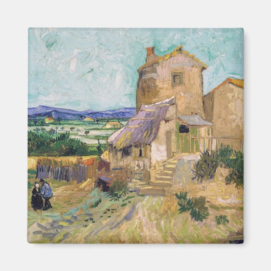 Vincent van Gogh - Die alte Mühle Magnet (Vorne)