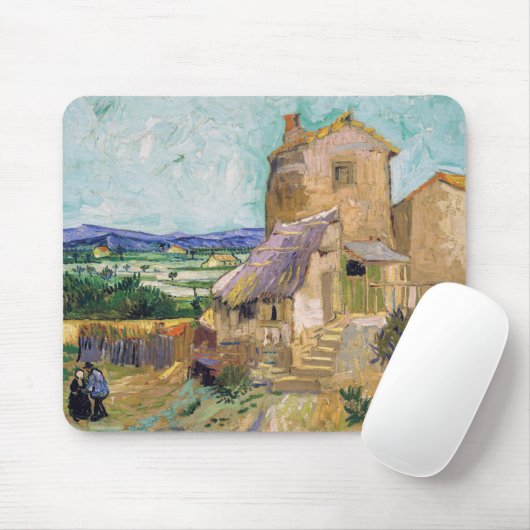 Vincent van Gogh - Die alte Mühle Mousepad (Mit Mouse)